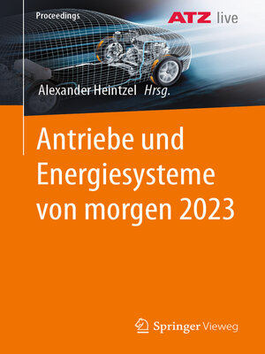 cover image of Antriebe und Energiesysteme von morgen 2023
